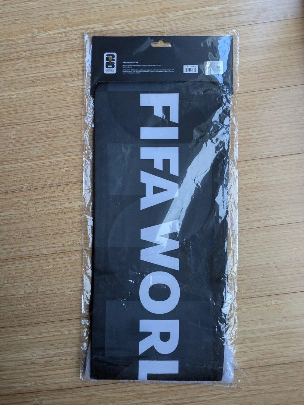 FIFA World Cup 26 Silhouette Black Fan Scarf